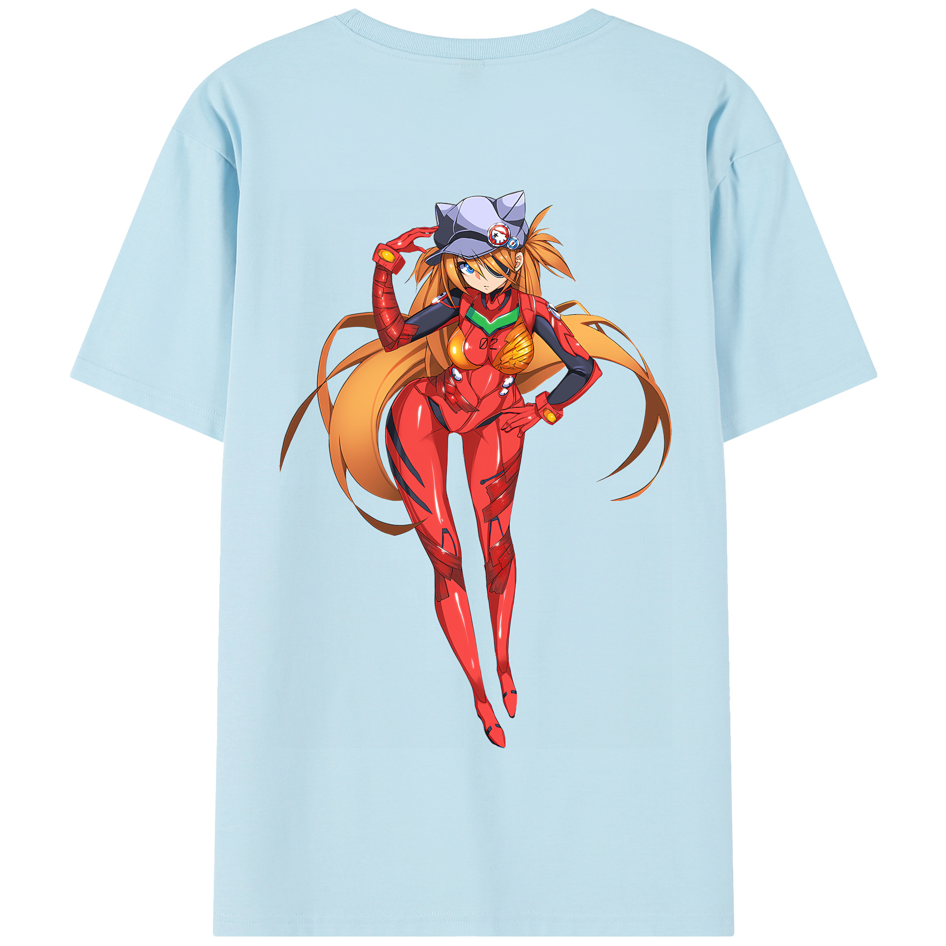 （画像用） EVA 新世紀エヴァンゲリオン 綿100％半袖Tシャツ（背面プリント）